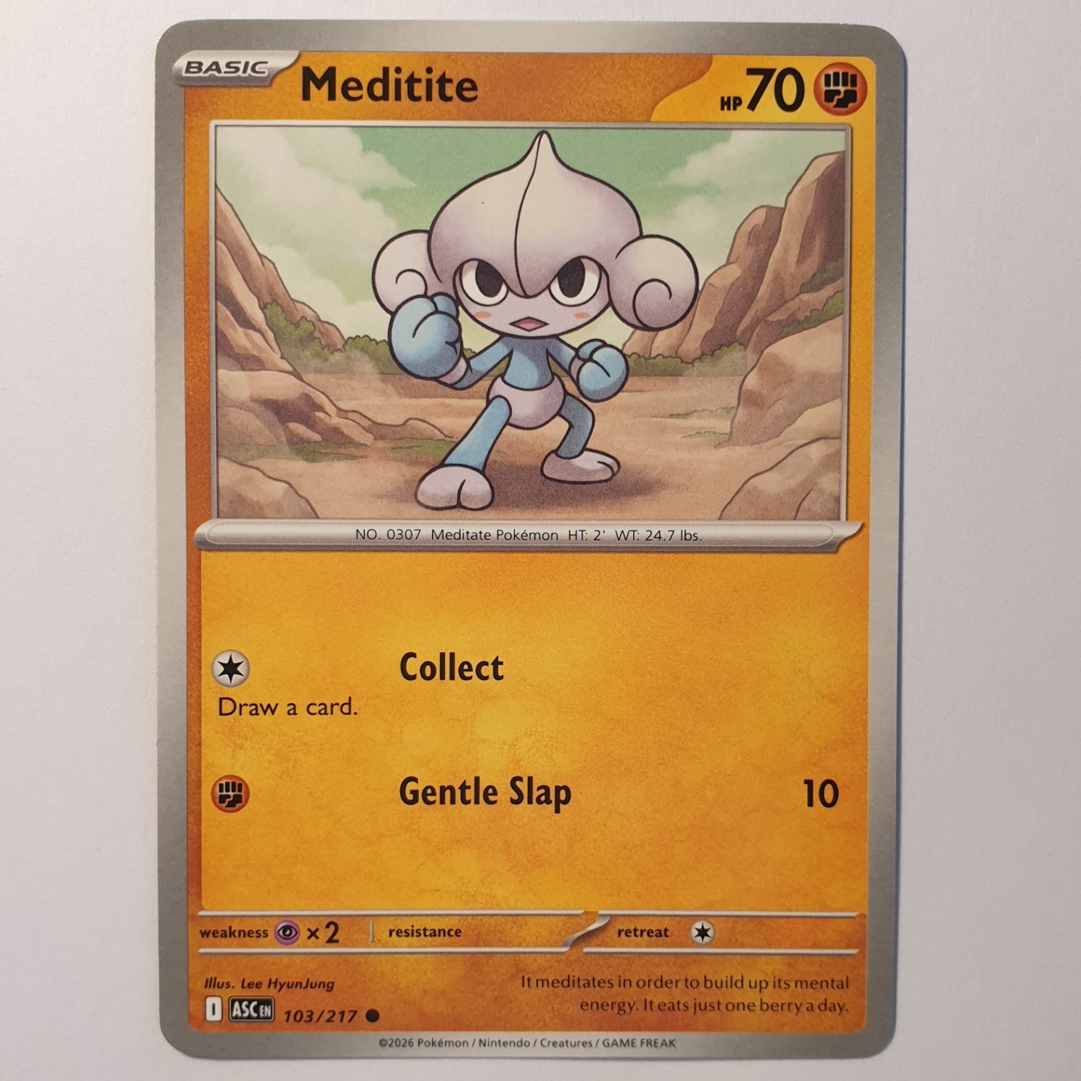 Meditite Common ME: Ascended Heroes 103/217 NM
