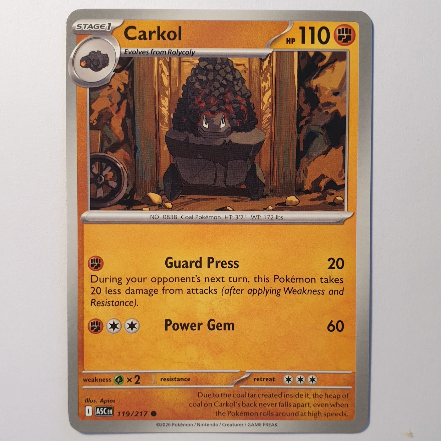 Carkol Common ME: Ascended Heroes 119/217 NM