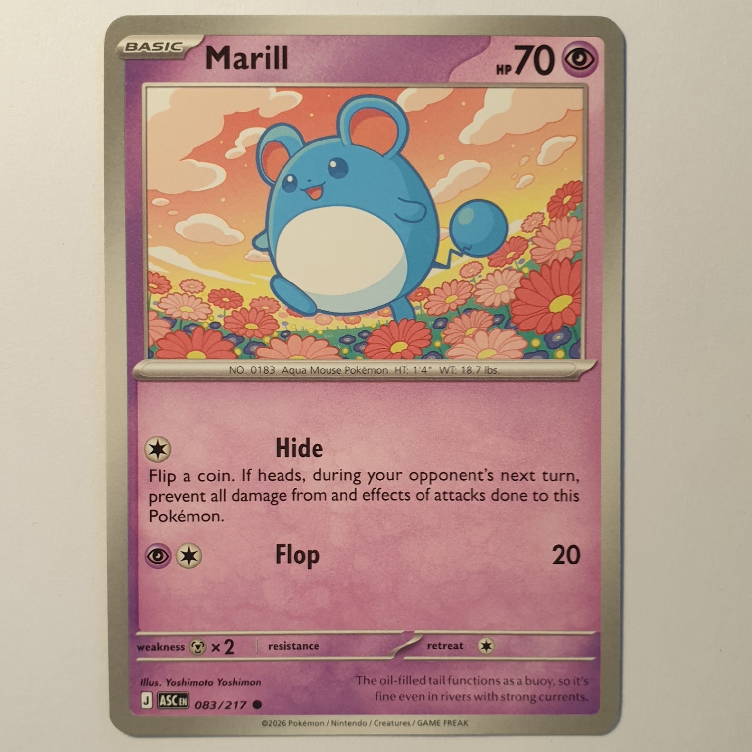 Marill Common ME: Ascended Heroes 083/217 NM