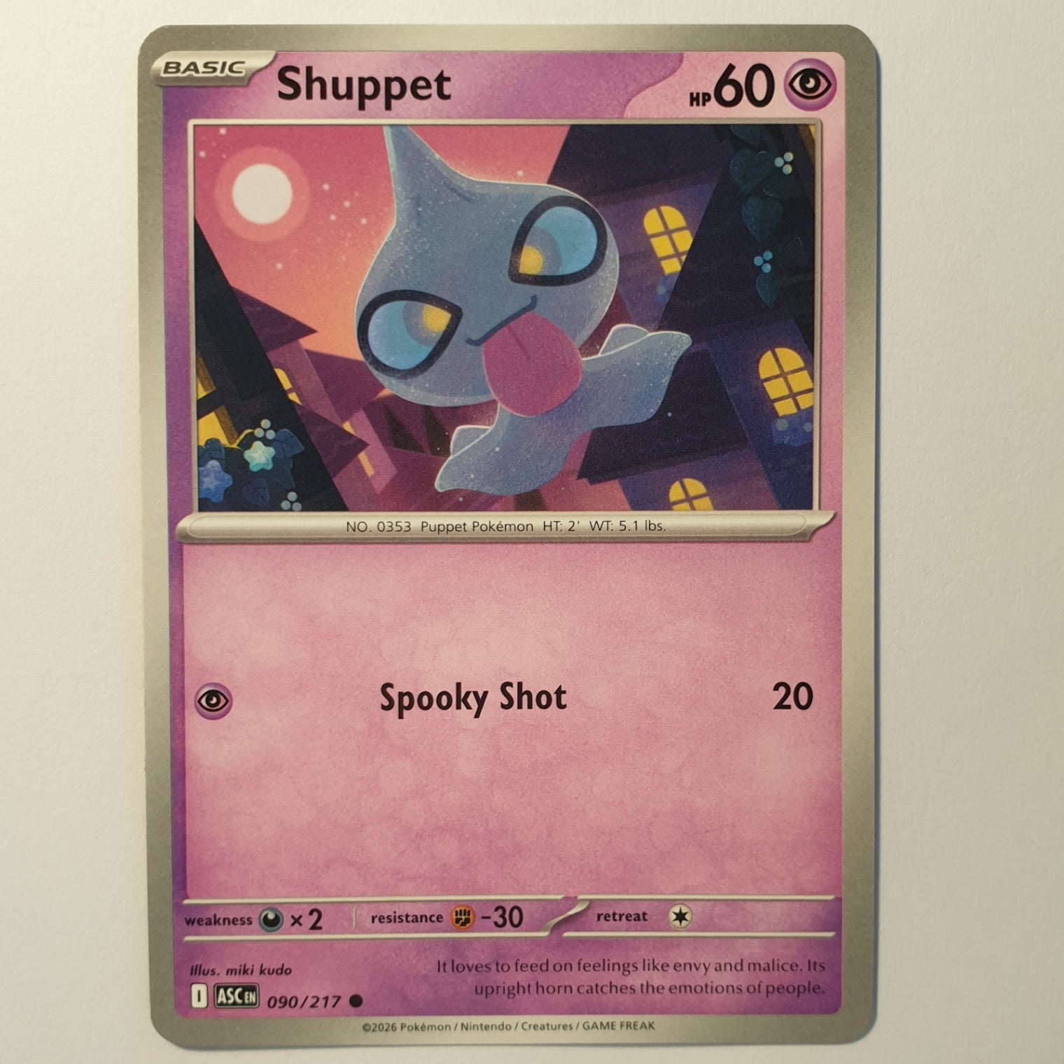 Shuppet Common ME: Ascended Heroes 090/217 NM