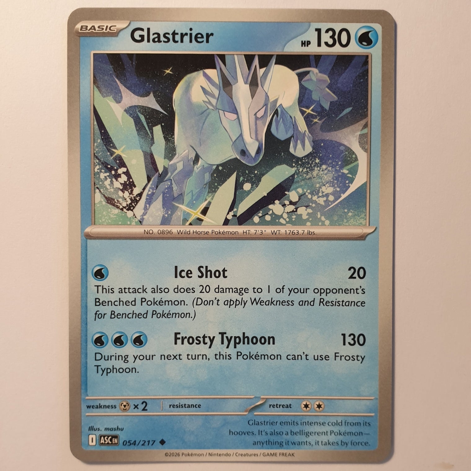 Glastrier Uncommon ME: Ascended Heroes 054/217 NM