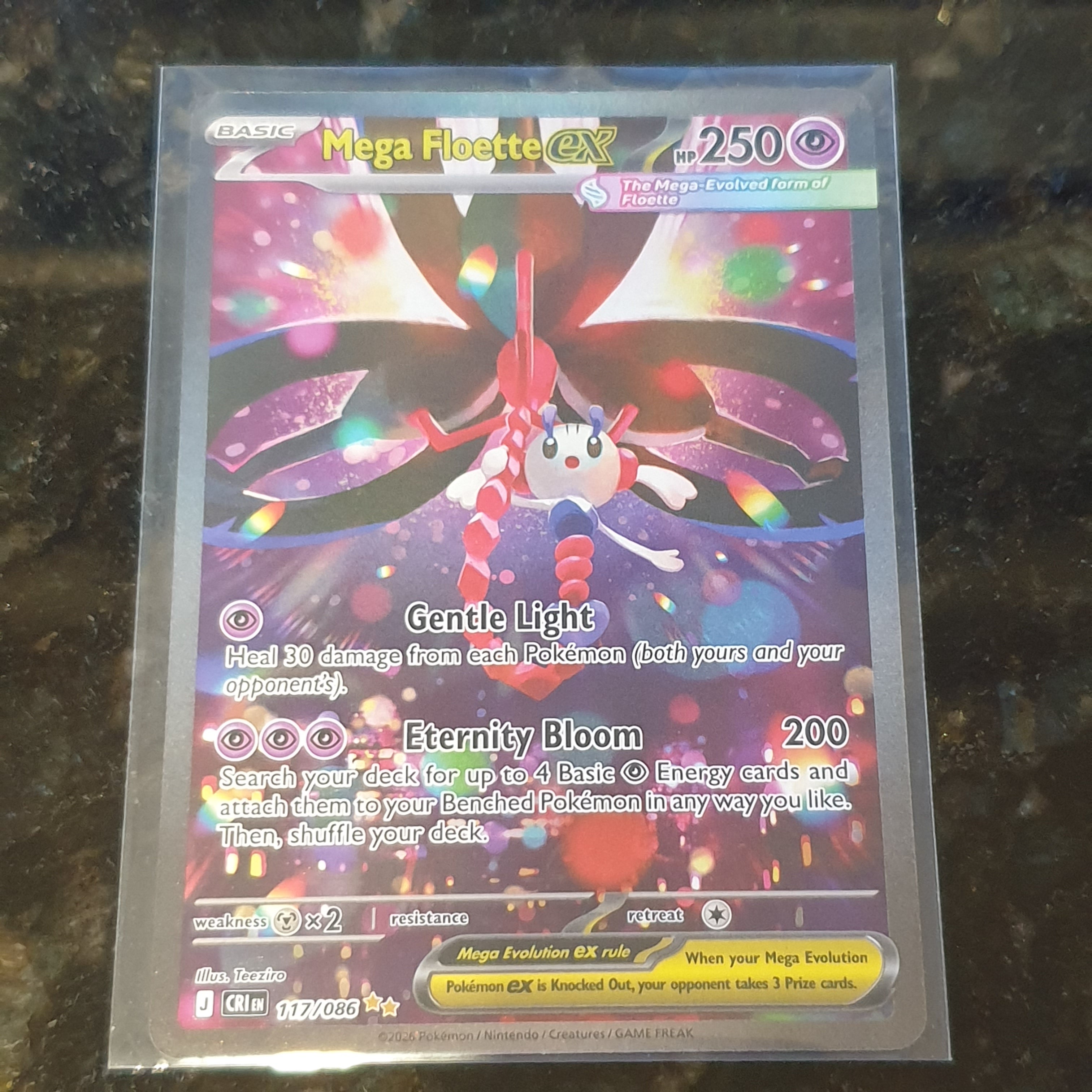 Mega Floette ex - 117/086 - Special Illustration Rare (SIR) - Chaos Rising