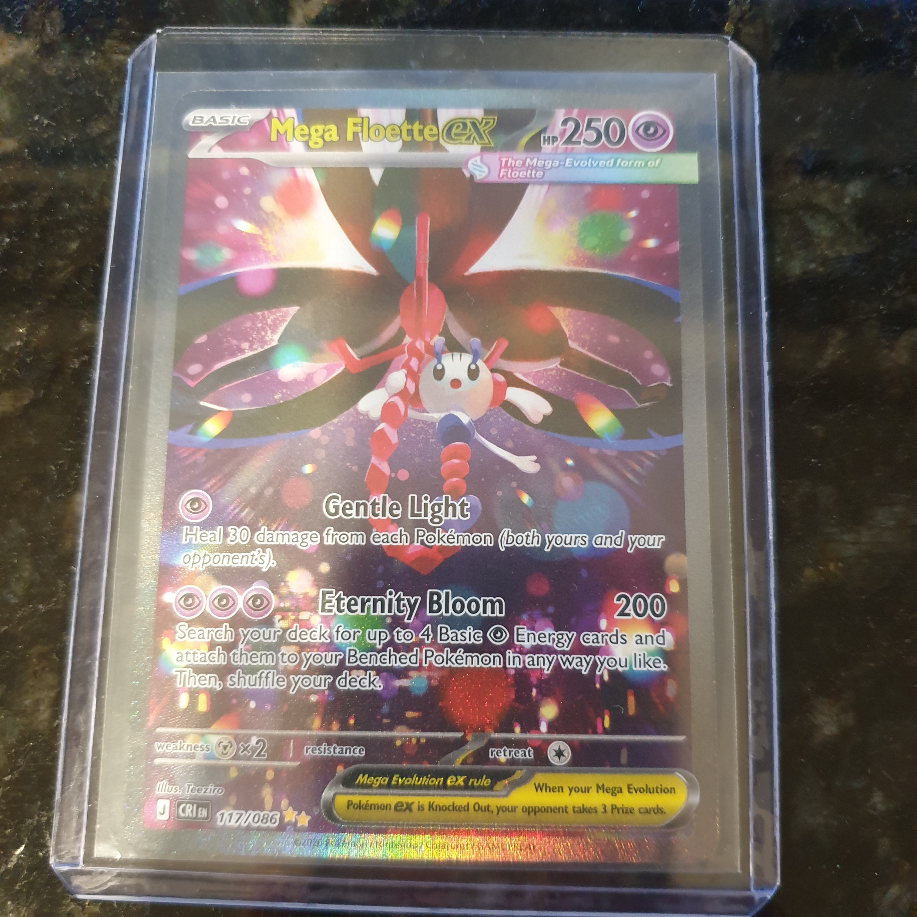 Mega Floette ex - 117/086 - Special Illustration Rare (SIR) - Chaos Rising