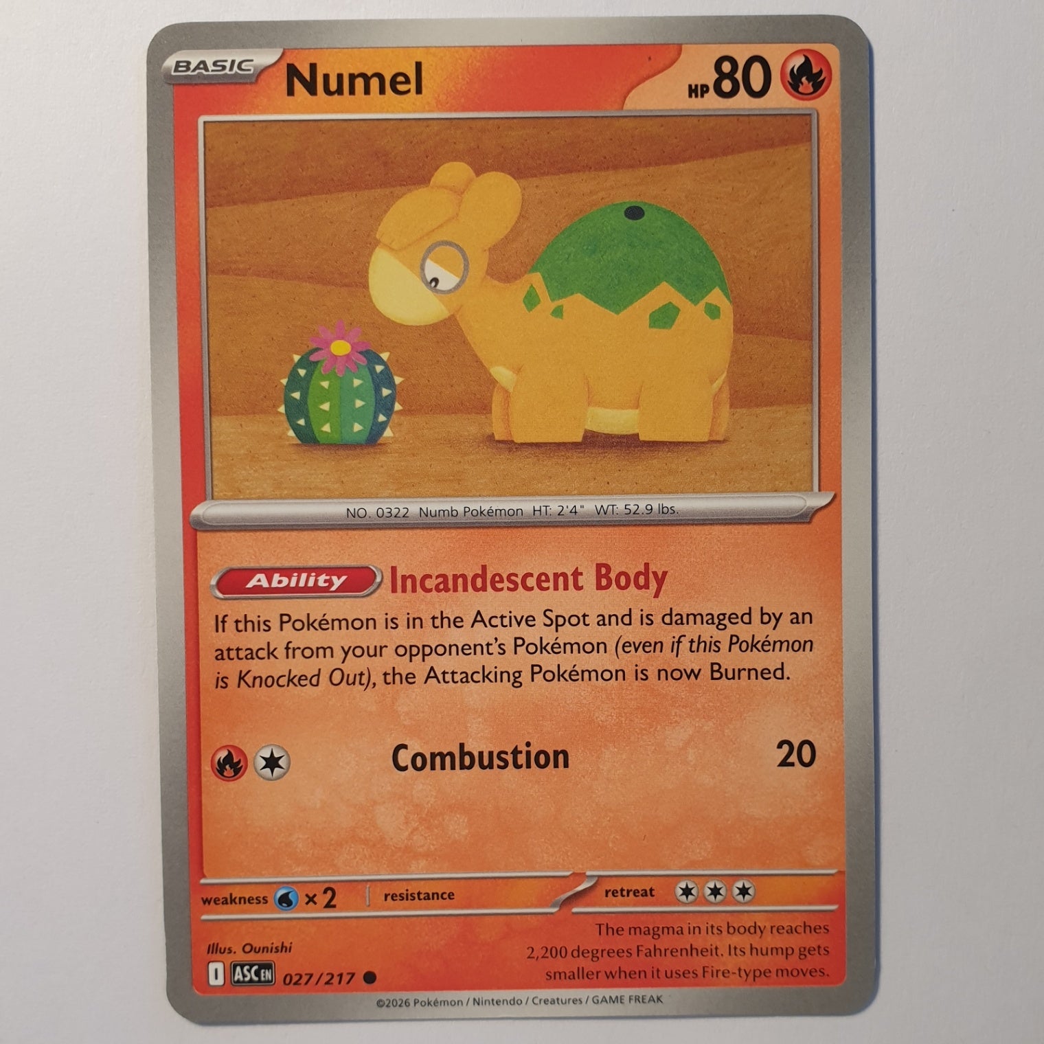 Numel Common ME: Ascended Heroes 027/217 NM