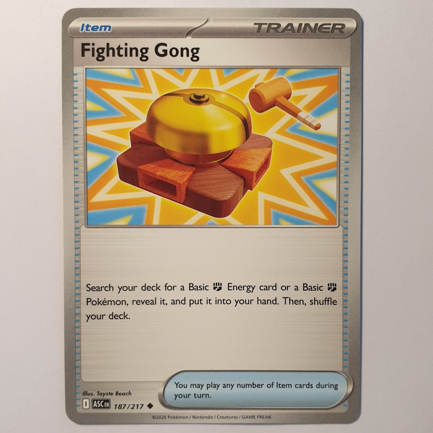 Fighting Gong Uncommon ME: Ascended Heroes 187/217 NM