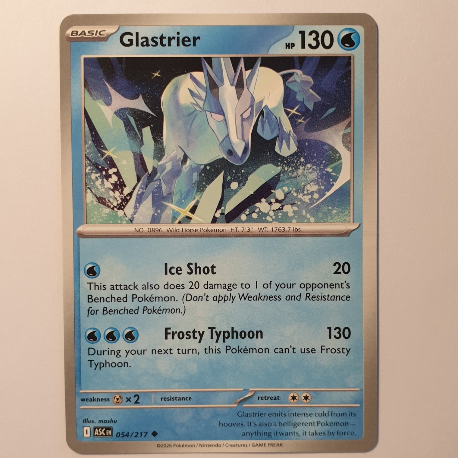 Glastrier Uncommon ME: Ascended Heroes 054/217 NM