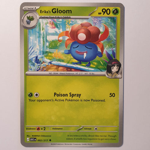 Erika's Gloom Uncommon ME: Ascended Heroes 002/217 NM