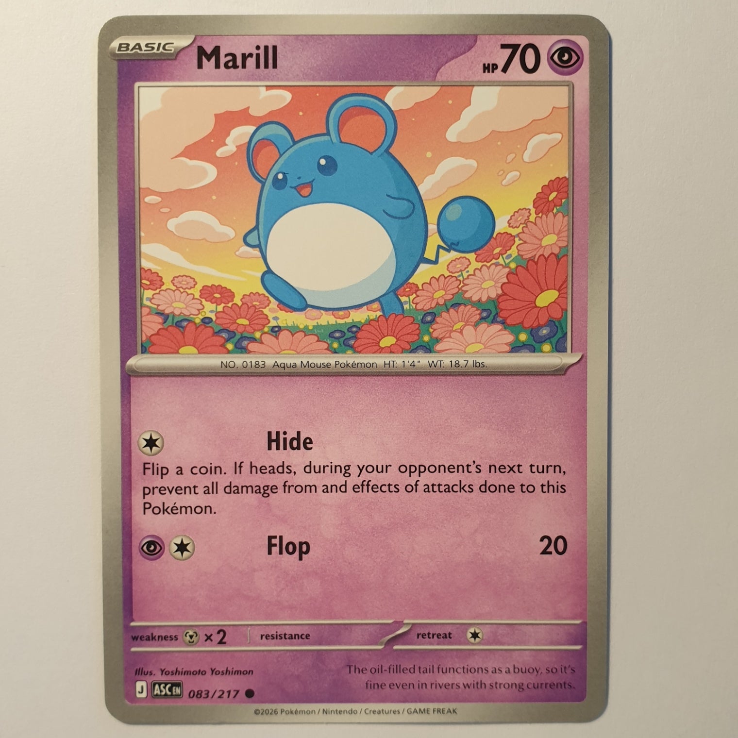 Marill Common ME: Ascended Heroes 083/217 NM