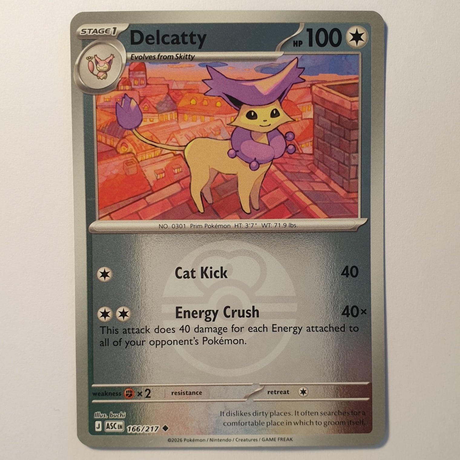 Delcatty Uncommon ME: Ascended Heroes 166/217 NM
