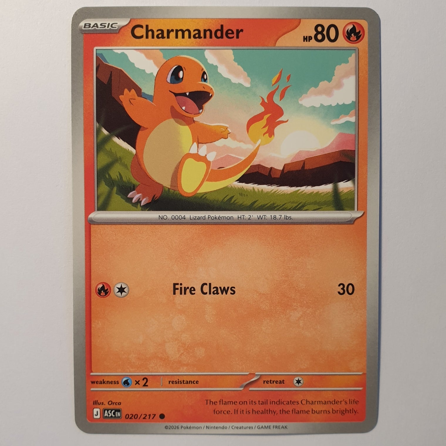 Charmander Common ME: Ascended Heroes 020/217 NM