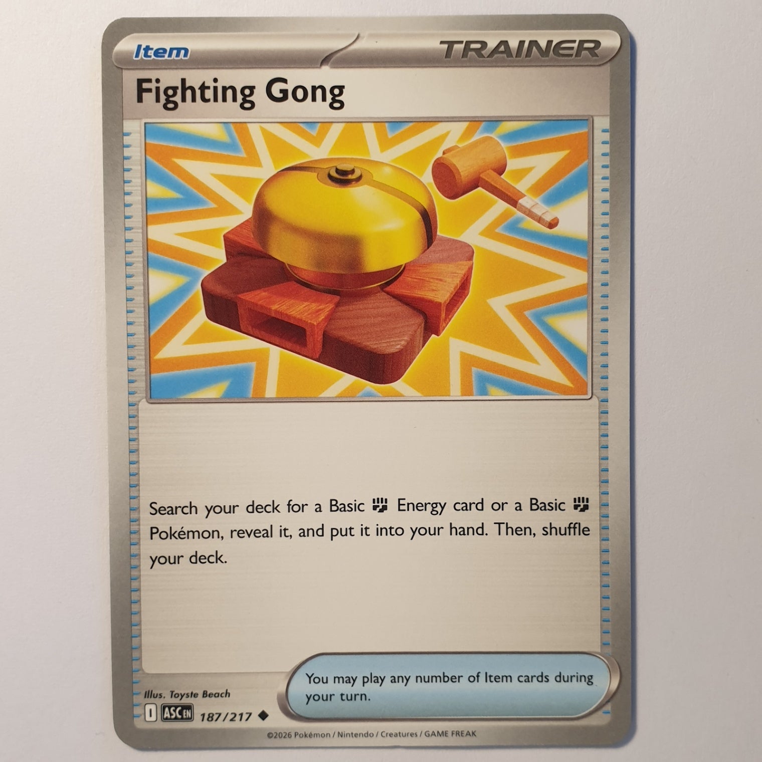 Fighting Gong Uncommon ME: Ascended Heroes 187/217 NM
