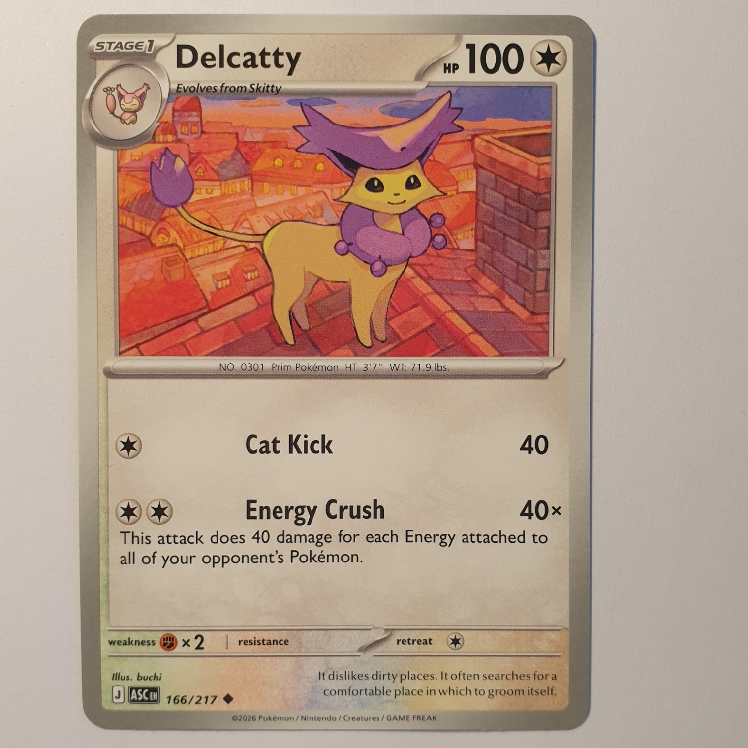 Delcatty Uncommon ME: Ascended Heroes 166/217 NM