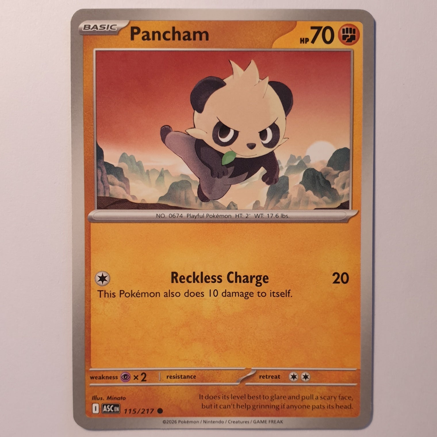Pancham Common ME: Ascended Heroes 115/217 NM