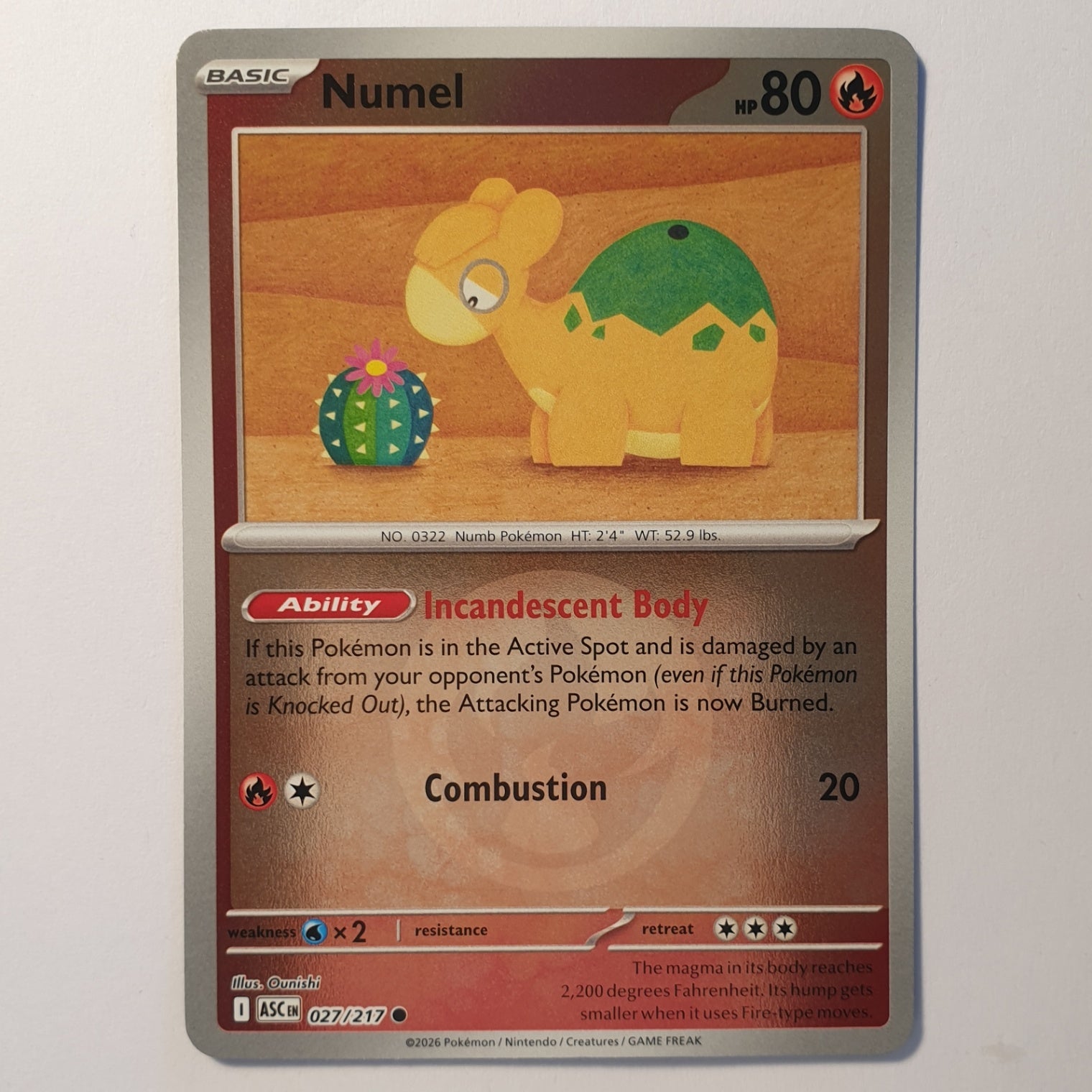 Numel Common ME: Ascended Heroes 027/217 NM