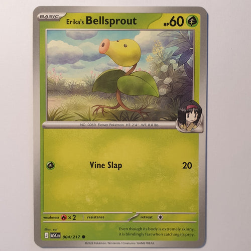 Erika's Bellsprout Common ME: Ascended Heroes 004/217 NM