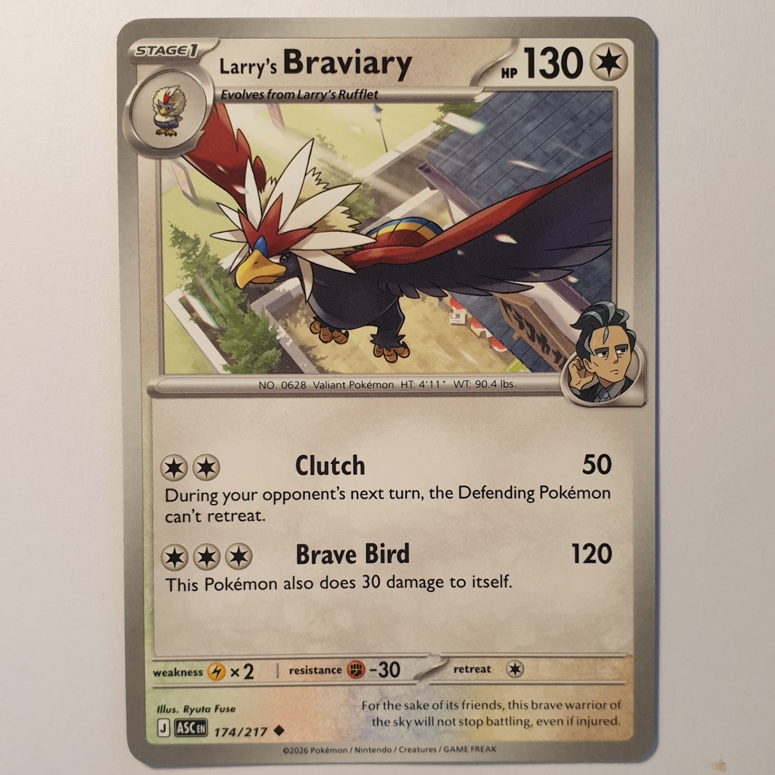 Larry's Braviary Uncommon ME: Ascended Heroes 174/217 NM