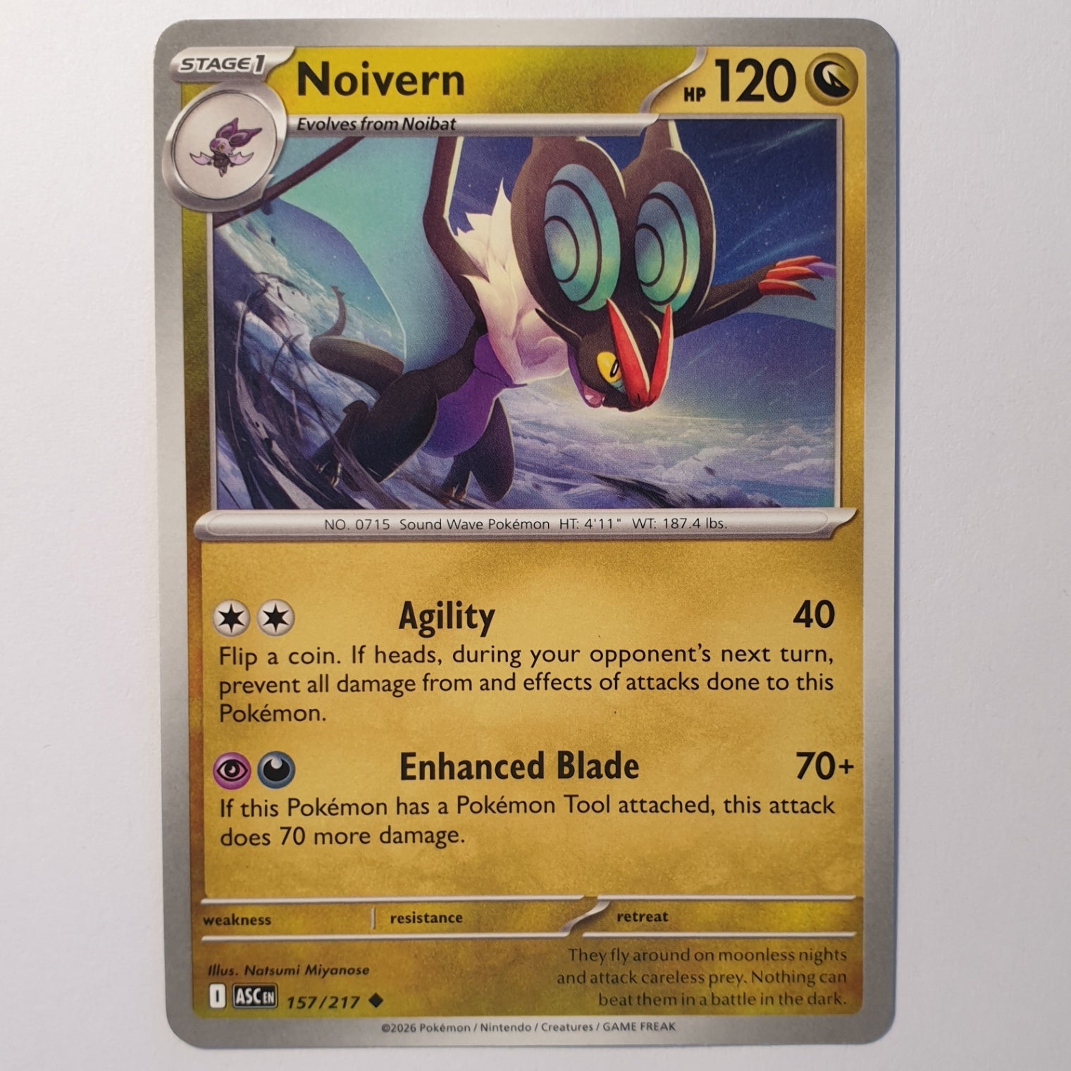 Noivern Uncommon ME: Ascended Heroes 157/217 NM