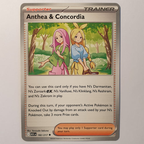 Anthea & Concordia Uncommon ME: Ascended Heroes 182/217 NM