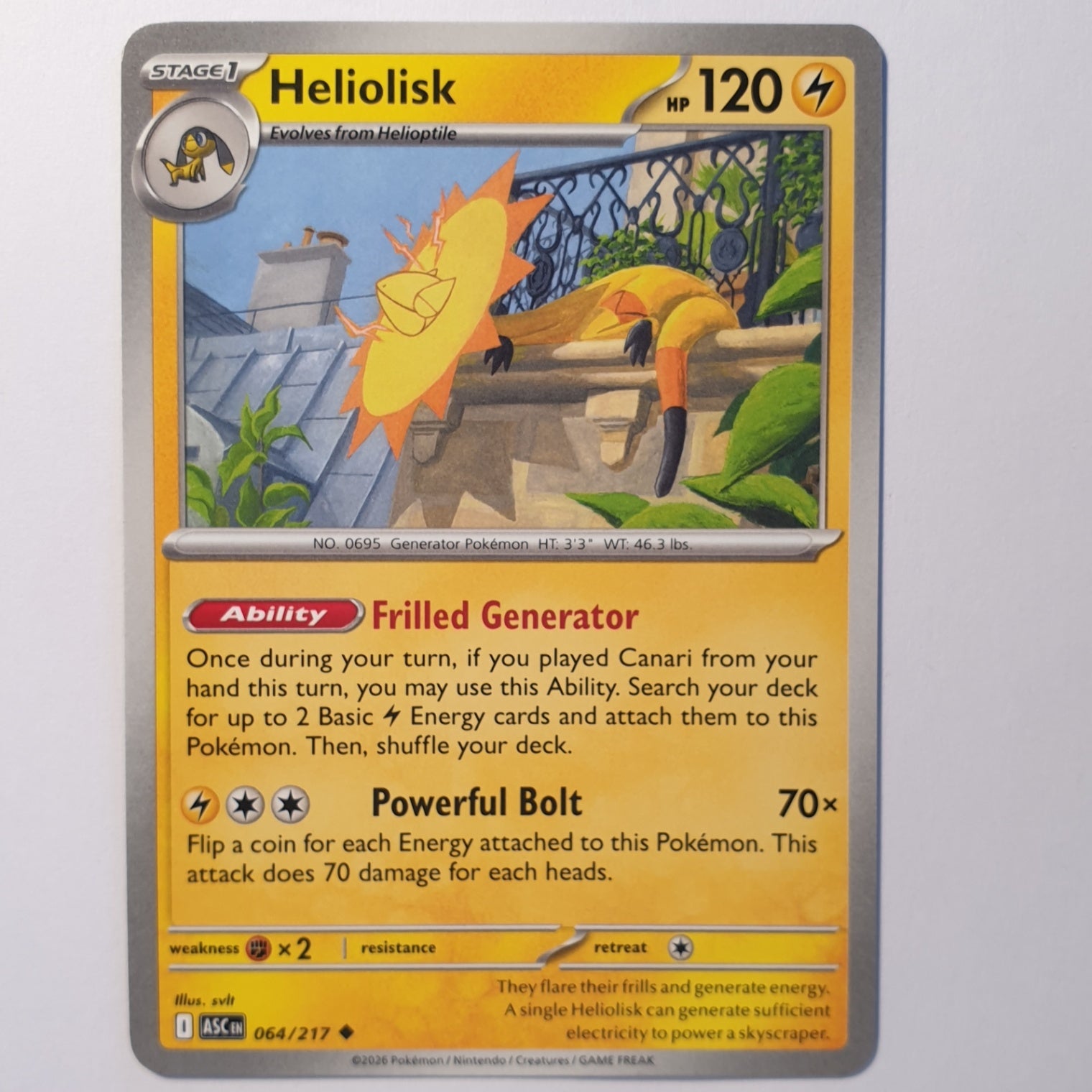 Heliolisk Uncommon ME: Ascended Heroes 064/217 NM