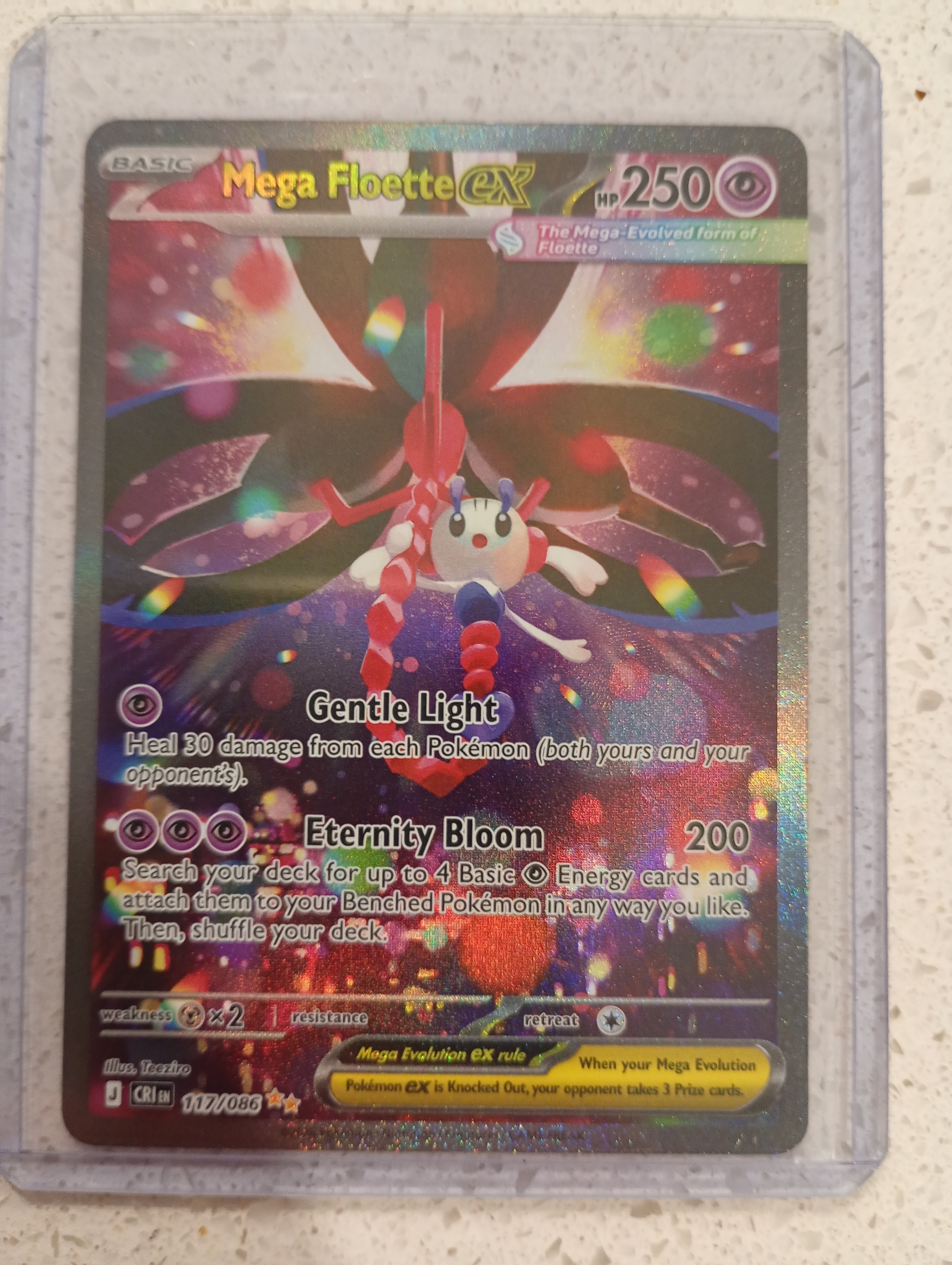 Mega Floette ex - 117/086 - Special Illustration Rare (SIR) - Chaos Rising