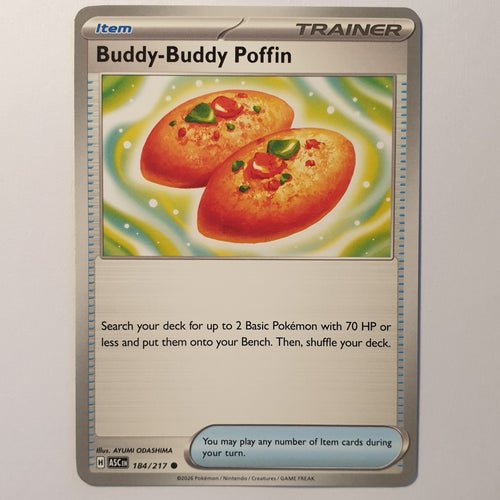 Buddy-Buddy Poffin Uncommon Prize Pack Series Cards 144/162 NM