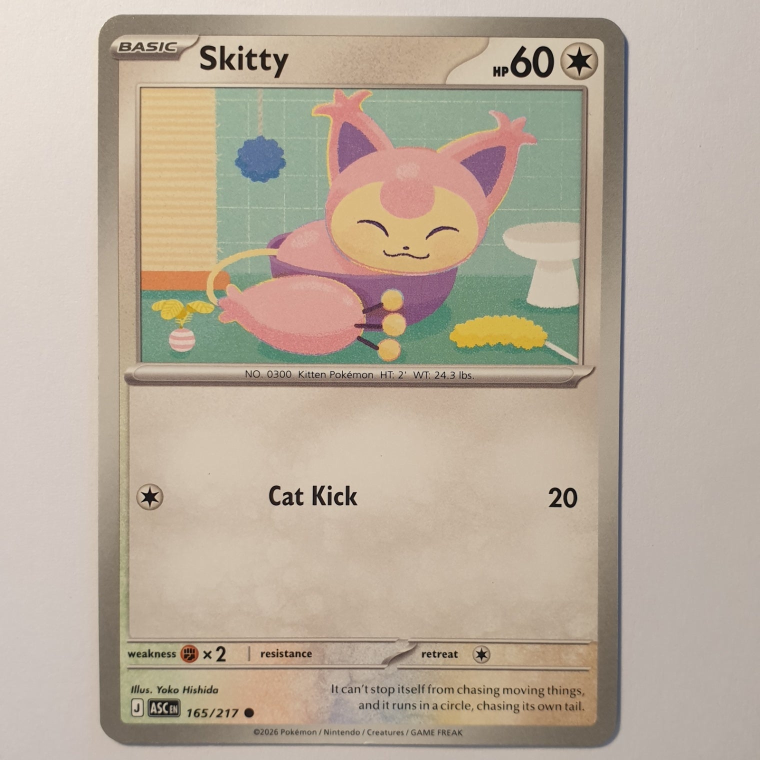 Skitty Common ME: Ascended Heroes 165/217 NM