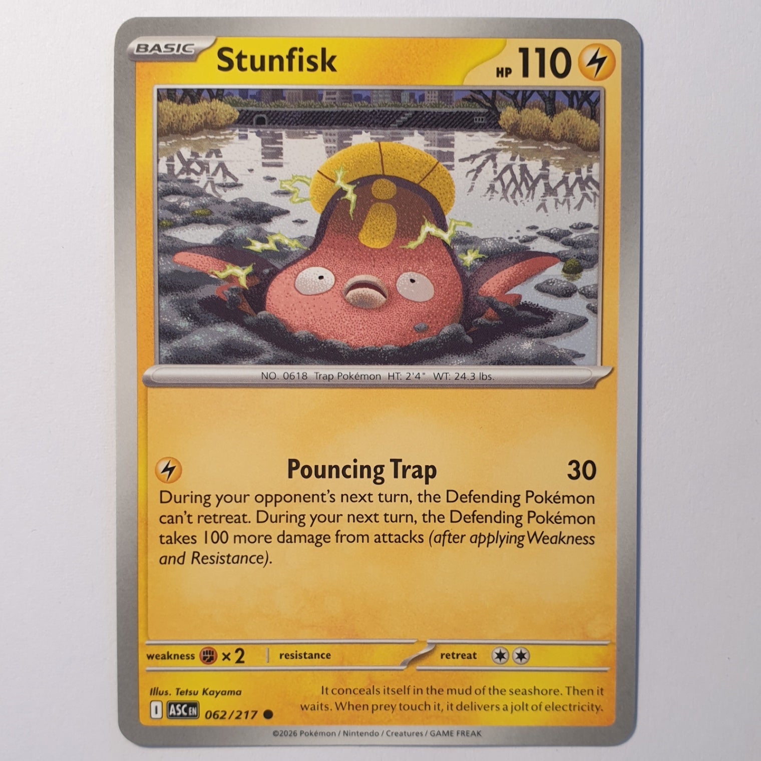 Stunfisk Common ME: Ascended Heroes 062/217 NM