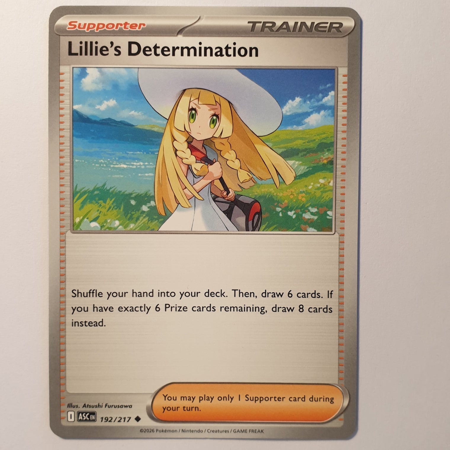 Lillie's Determination Uncommon ME: Ascended Heroes 192/217 NM