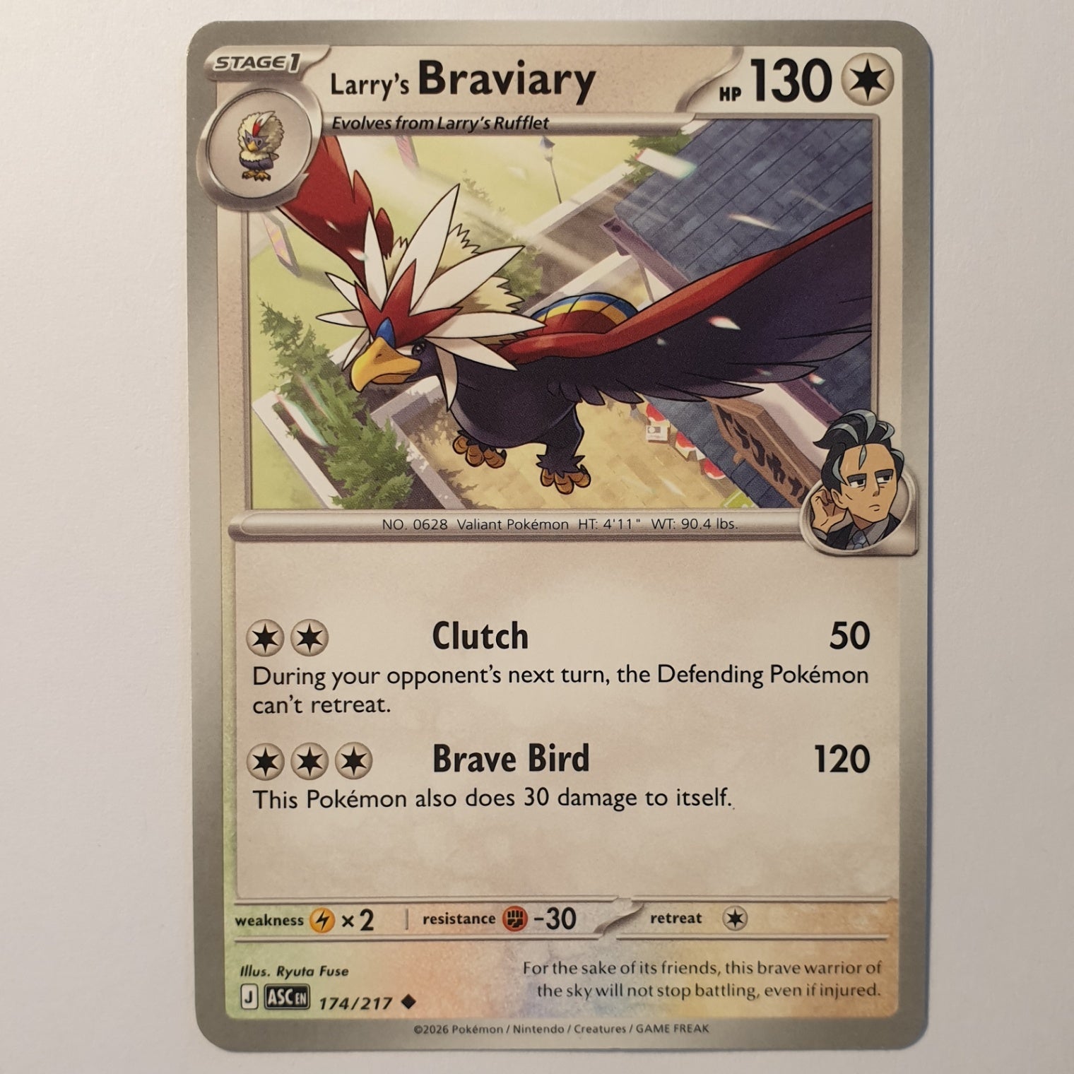 Larry's Braviary Uncommon ME: Ascended Heroes 174/217 NM