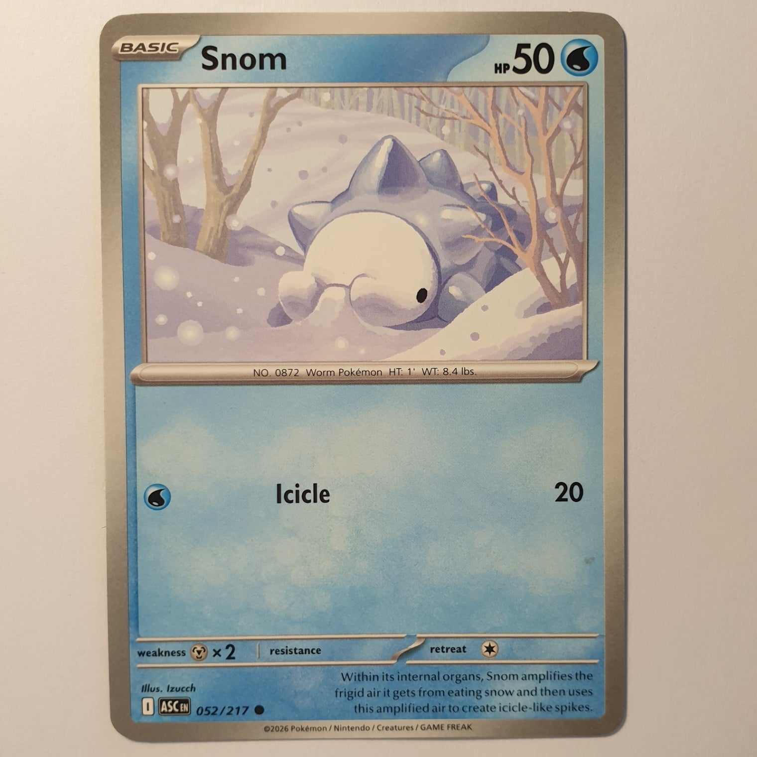 Snom Common ME: Ascended Heroes 052/217 NM