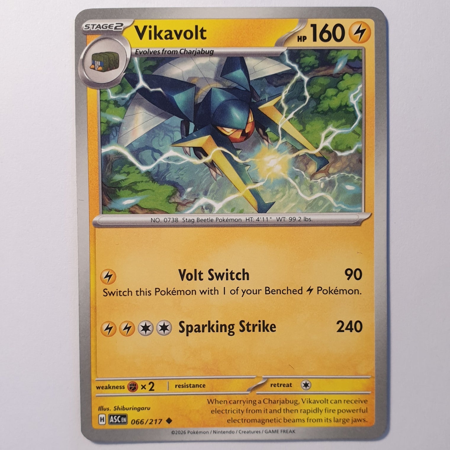 Vikavolt Uncommon ME: Ascended Heroes 066/217 NM