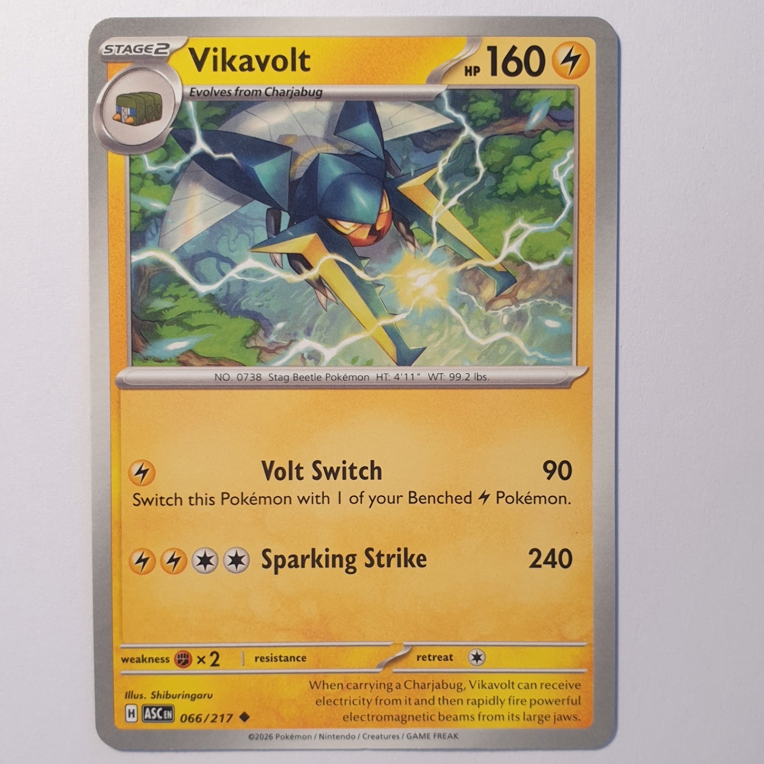 Vikavolt Uncommon ME: Ascended Heroes 066/217 NM