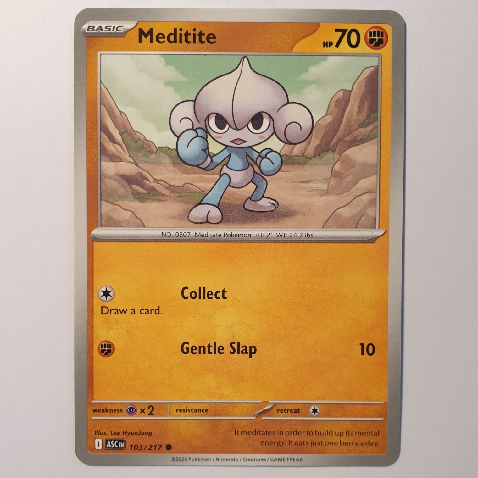 Meditite Common ME: Ascended Heroes 103/217 NM
