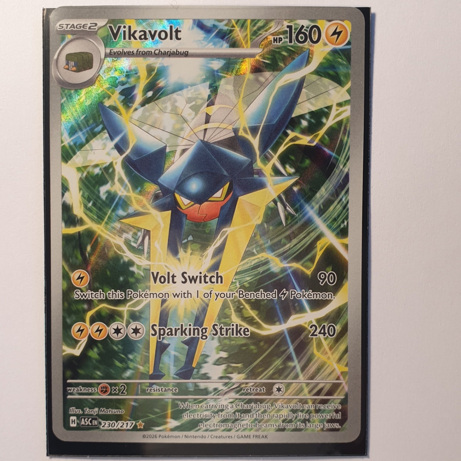 Vikavolt Illustration Rare ME: Ascended Heroes 230/217 NM
