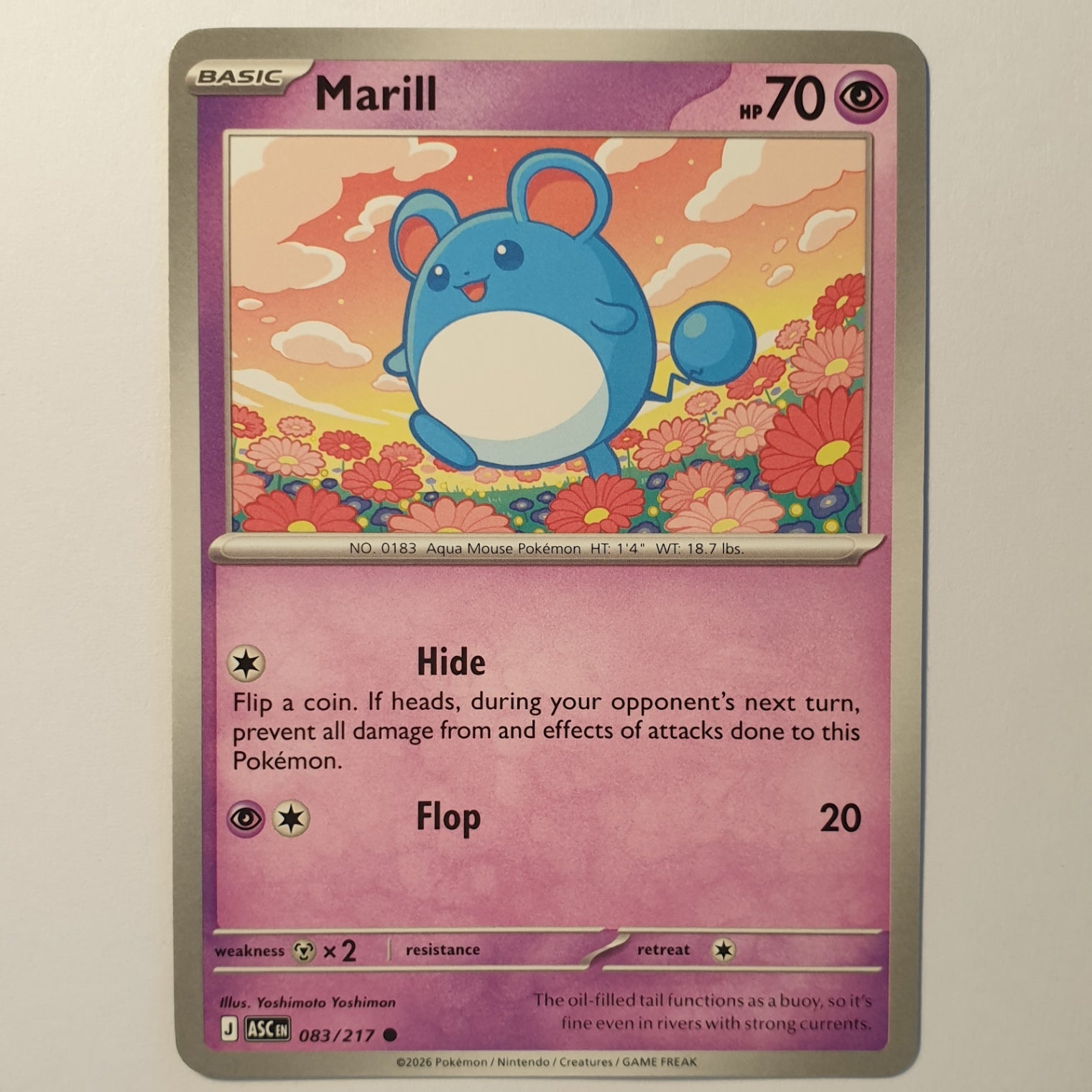 Marill Common ME: Ascended Heroes 083/217 NM