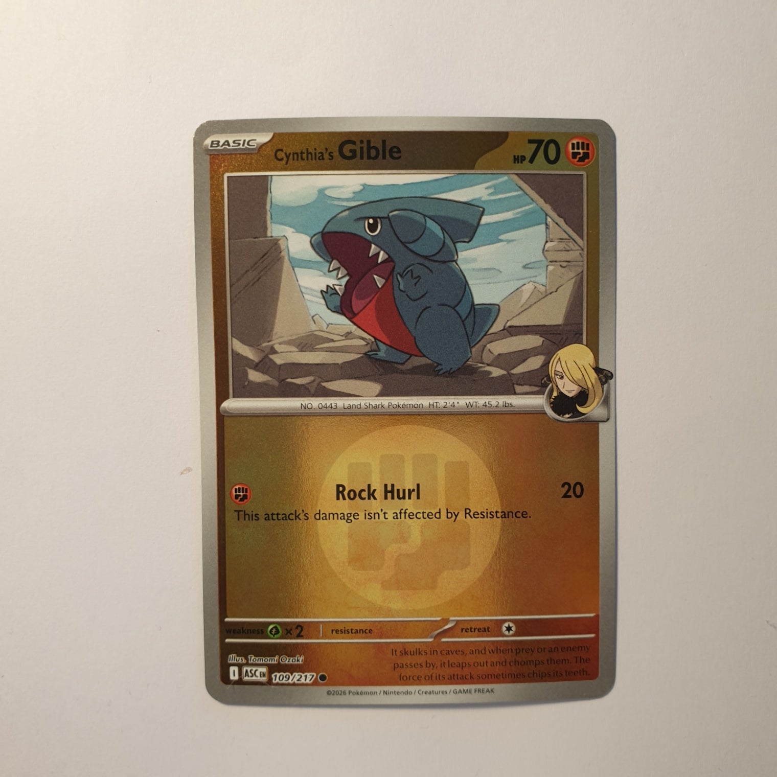 Gible (97) Common SM - Ultra Prism 97/156 NM